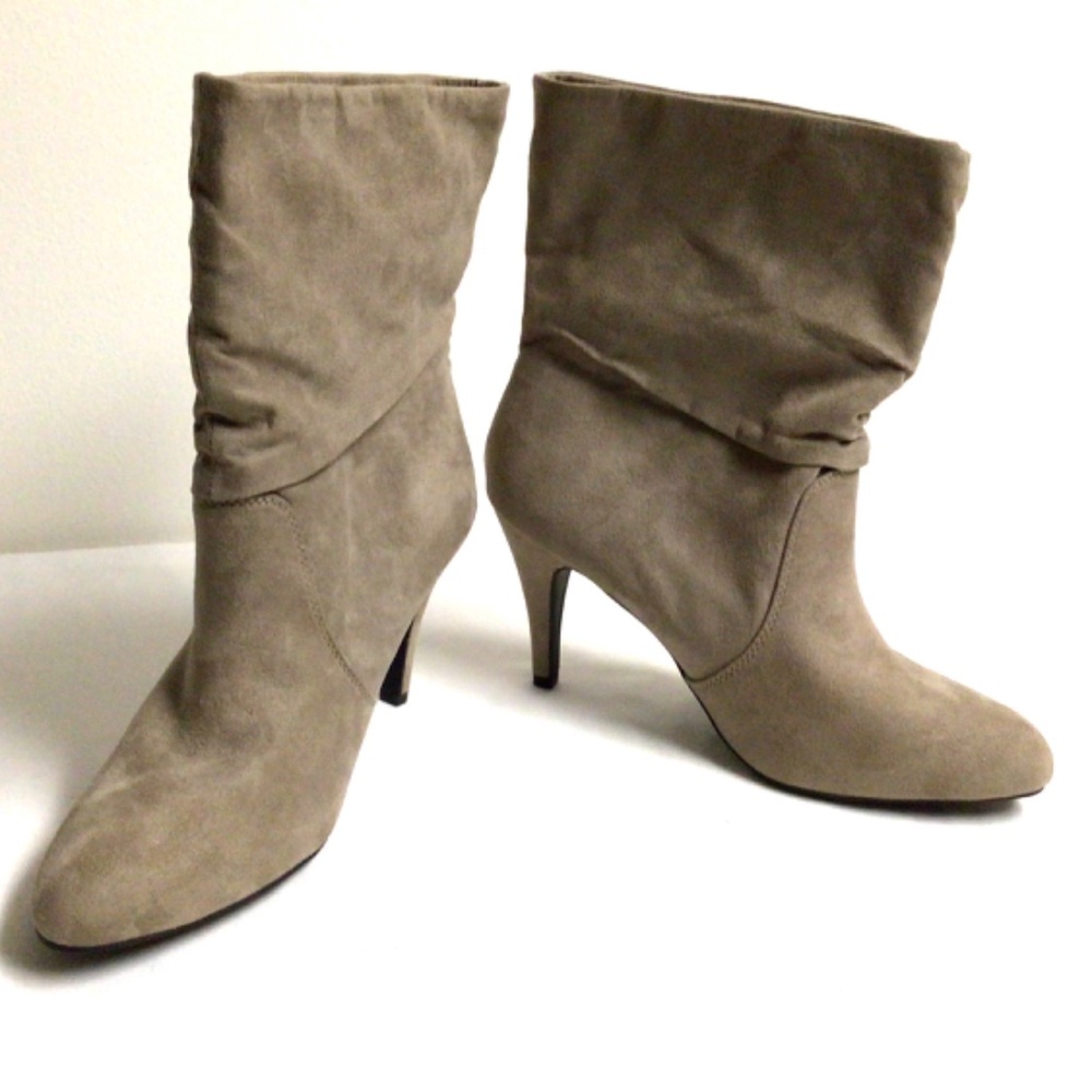 Express heeled ankle boot